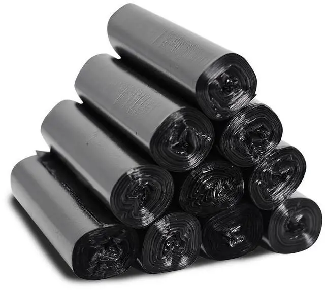 Main image of 3.5 Gallon Trash Bags, 150 Count Small Trash Can Liners for Bathroom or Livingroom, Black 3 Gallon Thickly Garbage Bags