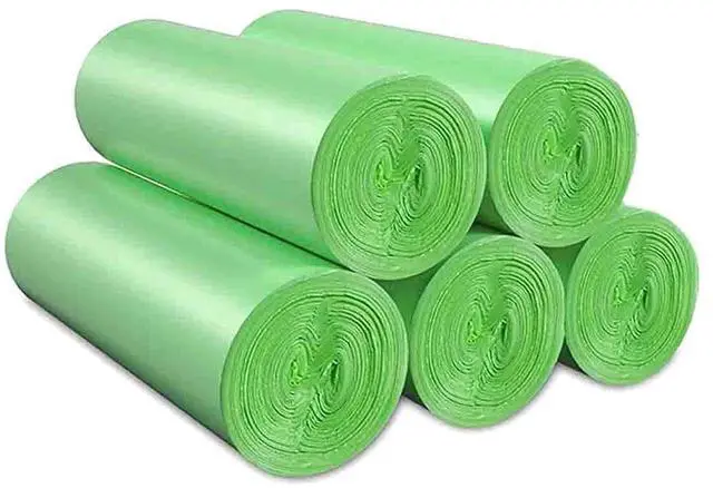 Main image of Small Trash Bags 3 Gallon Biodegradable, Compostable Bathroom Trash Bags 100 Count Unscented Leak Proof Small Garbage Bags Strong Wastebasket Liners Bags for Home Kitchen Office Yard Car Pet Green