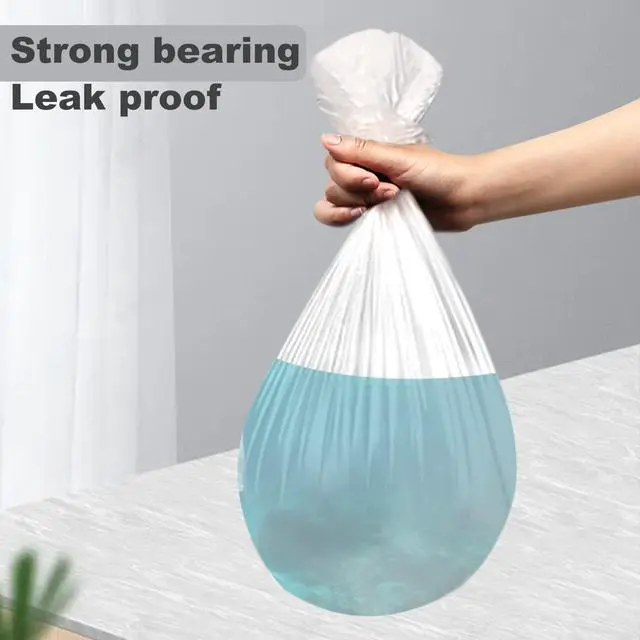 Alt view image 3 of 6 - 0.5 Gal Trash Bags Small 240 pcs Clear Strong Tiny Garbage Bags for Mini Desk Trash Can, Fit 0.4-0.8 Gal