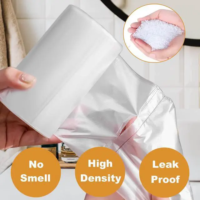 Alt view image 5 of 6 - 0.5 Gal Trash Bags Small 240 pcs Clear Strong Tiny Garbage Bags for Mini Desk Trash Can, Fit 0.4-0.8 Gal
