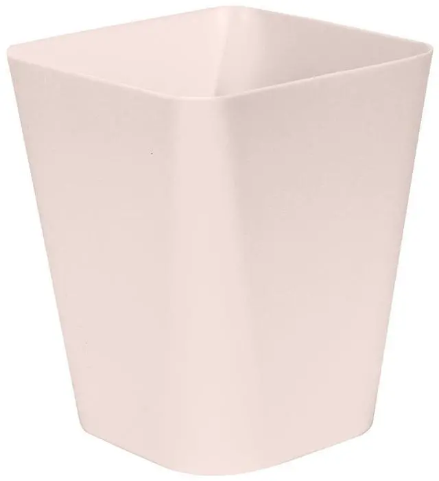 Main image of Small Trash Can - Plastic Waste basketbin - for Office,Home,Bathroom,Kitchen - 1.8 Gallon - Khaki
