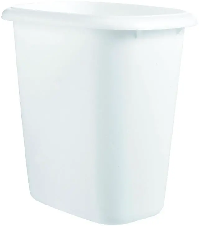 Main image of FG295300WHT 6 Quart White Vanity Wastebaskets6