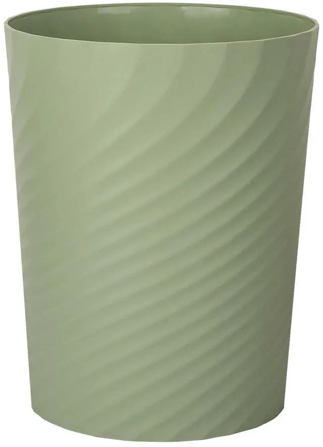 Main image of Plastic Small Bathroom Trash Can Wastebasket Garbage Can, Mint Green