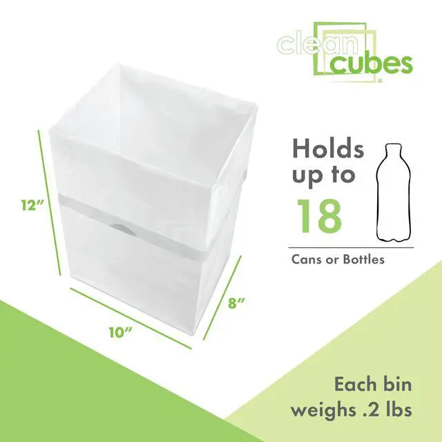 Alt view image 5 of 6 - 4 Gallon Pop-Up Trash Cans 3-Pack, Instant Extra Trash Space