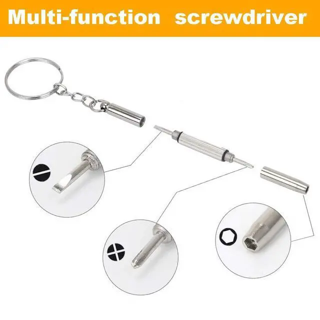 Alt view image 6 of 7 - Eyeglasses Repair Kit, HKIDEE Sunglasses Repair Kit with 1000PCS Eyeglass Screws and 6 Pcs Screwdrivers Tweezer for Glasses, Sunglass, Watch Clock Spectacle Repair