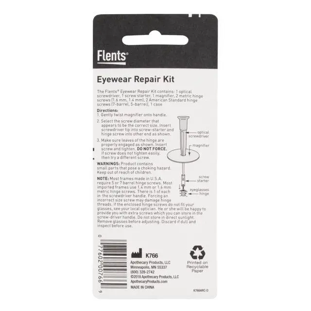 Alt view image 5 of 6 - Eyeglass Repair Tool Kit, Fix Broken Reading Glasses, & Sunglasses