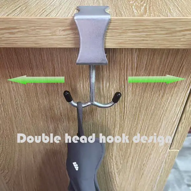 Alt view image 6 of 7 - 2 pcs Desk HookDesk Hooks for Backpack, Table Handbag Hanger for Desk Heavy Duty Purse Hook Undertable Design, Universal