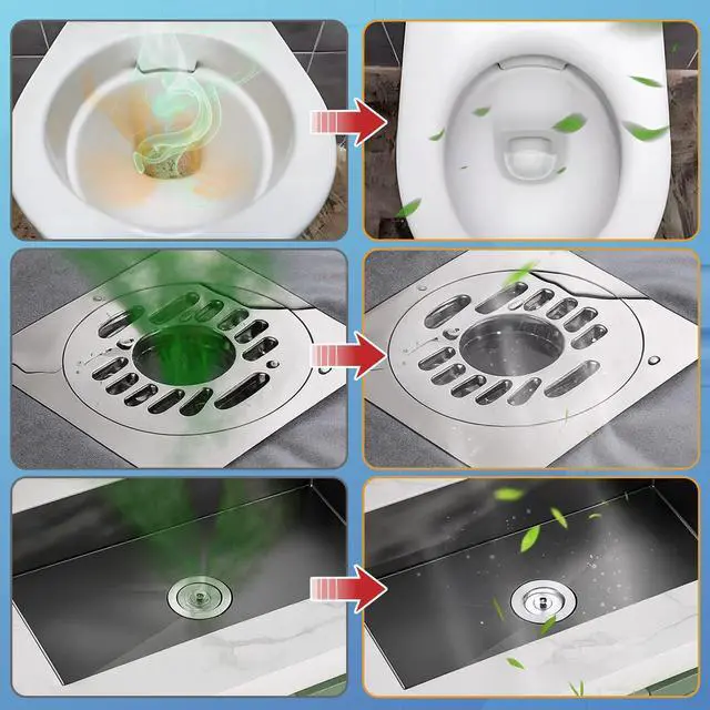 Alt view image 3 of 6 - Smelly Sink and Drain Cleaner, 25 Pack Drain Cleaner Tablets Effervescent Tablets, Quickly Eliminates Odors, Drains Smell Eliminator for Sewer, Toilet and Septic Tank, Sink Smell Eliminator