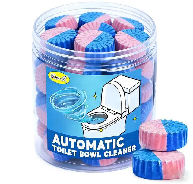 Main image of 18 Count Automatic Toilet Cleaner Tablets, Toilet Bowl Cleaner Tablets, Bathroom Toilet Tank CleanerBlue Cleaning Tabs for Bathroom Tank