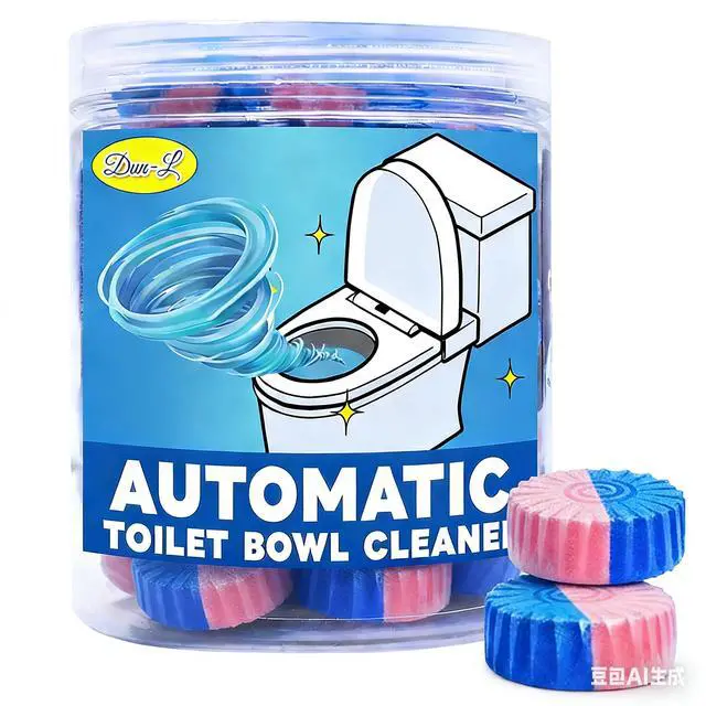 Alt view image 7 of 7 - 18 Count Automatic Toilet Cleaner Tablets, Toilet Bowl Cleaner Tablets, Bathroom Toilet Tank CleanerBlue Cleaning Tabs for Bathroom Tank