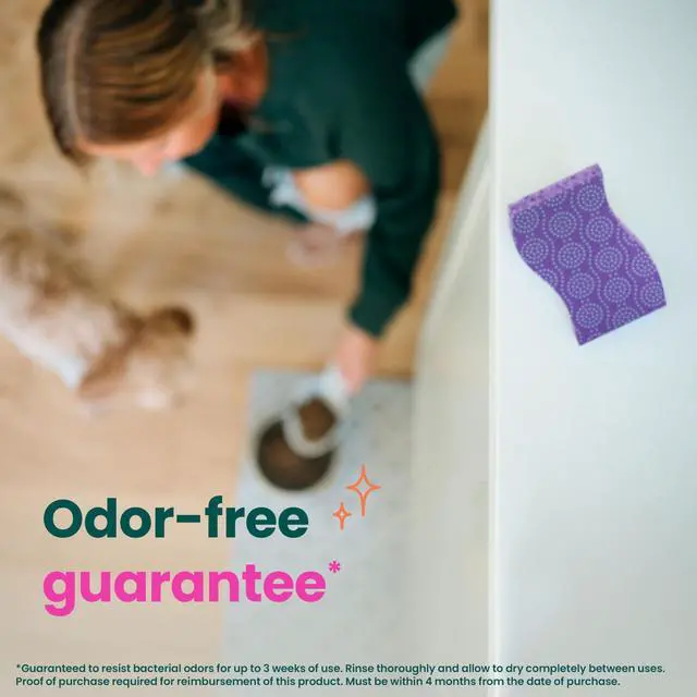 Alt view image 3 of 7 - Odor Resist 2 Pack sponges