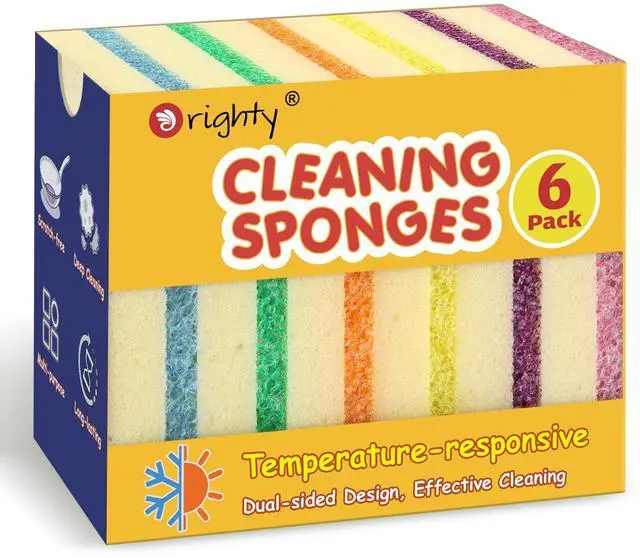 Main image of Dish Sponges, Temperature-Responsive Kitchen Sponges 6 Pack