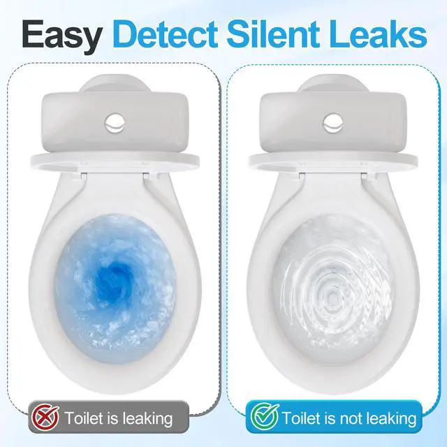 Alt view image 4 of 7 - 30 Pcs Toilet Leak Detection Tablets, Blue Dye Tablet with Bottle