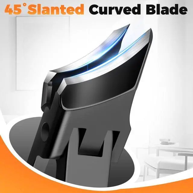 Alt view image 2 of 7 - Nail Clippers for Men Thick Nails, Heavy Duty Slanted Toenail Clippers for Seniors Ingrown Toenails with Safety Lock, Large Fingernail Clipper Long Handle Nail Cutter Gifts for Men Women Adults, Black