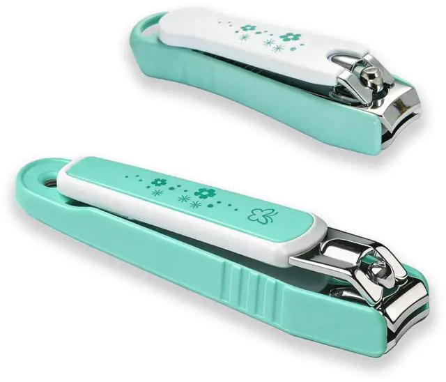 Main image of Ultra Sharp Nail Clipper Set, Fingernail and Toenail Trimmer Cutter, Stainless Steel, Curved Blade, Sturdy, Nail Catcher, Nail Files for Men and Women