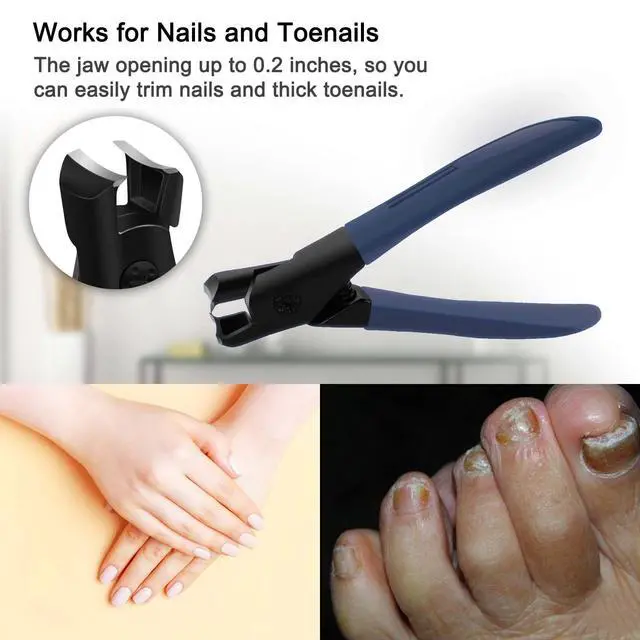 Alt view image 3 of 6 - Toenail Clippers for Seniors Women Men, Heavy Duty Thick Nail Clippers