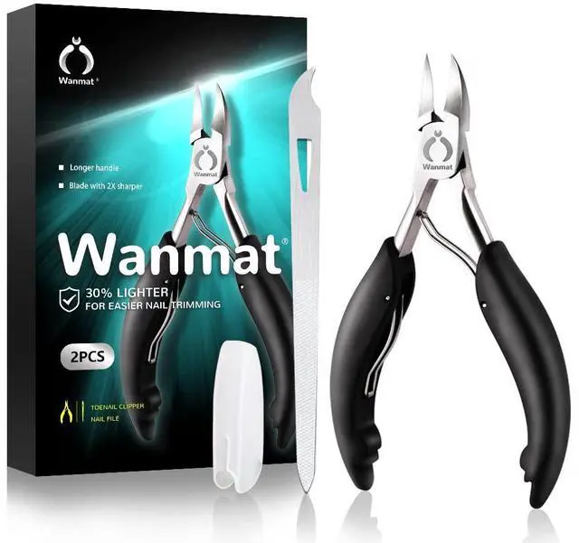 Main image of Toe Nail Clipper for Ingrown or Thick Toenails,Toenails Trimmer and Professional Toenail Nipper for Seniors with Stainless Steel Surper Sharp Blades