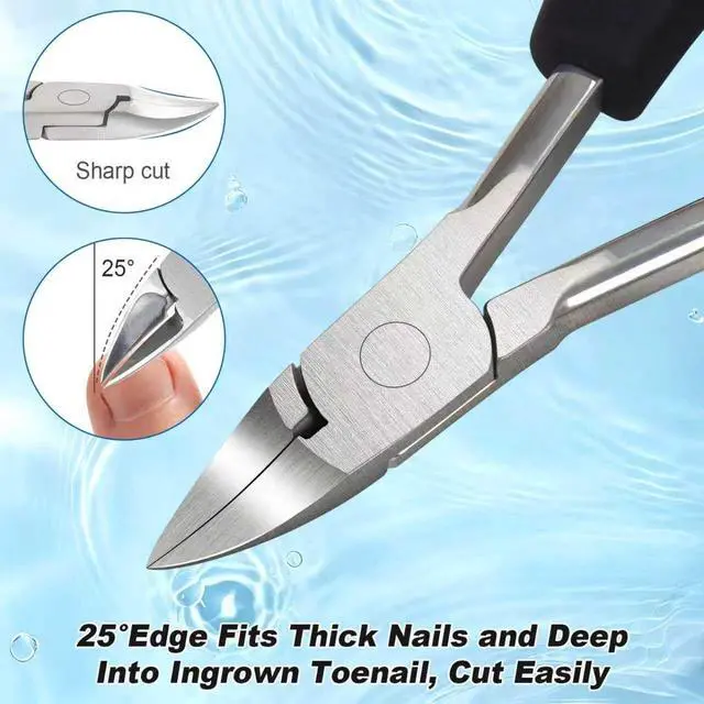 Alt view image 3 of 7 - Ingrown Toenail Clippers, Professional Stainless Steel Toe Nail Clippers