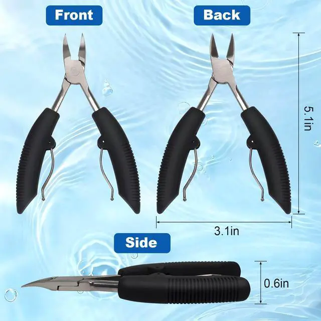 Alt view image 2 of 7 - Ingrown Toenail Clippers, Professional Stainless Steel Toe Nail Clippers