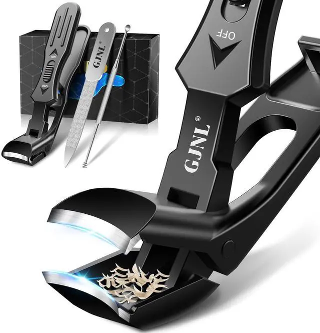 Main image of Toenail Clippers for Seniors Thick Toenails, 2026 Upgrade Angled Nail Clipper for Seniors, Toe Nail Clippers for Men with Wide Jaw Opening, Heavy Duty Fingernail Clipper