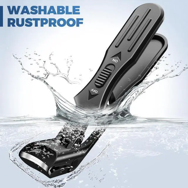 Alt view image 7 of 7 - Toenail Clippers for Seniors Thick Toenails, 2026 Upgrade Angled Nail Clipper for Seniors, Toe Nail Clippers for Men with Wide Jaw Opening, Heavy Duty Fingernail Clipper