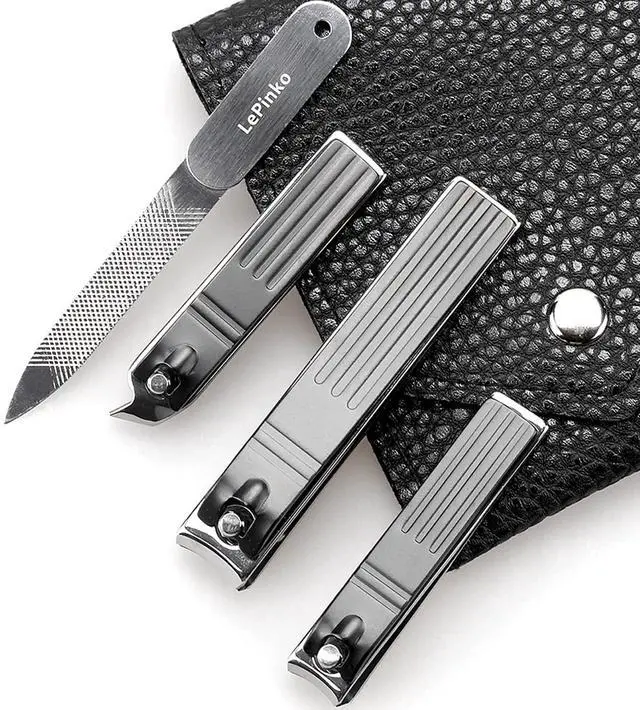 Main image of Heavy Duty Podiatrist Toenail Clippers for Thick and Ingrown Nails, Toe Nail Clippers Sets for Men Women Seniors, Stainless Steel 4PCS