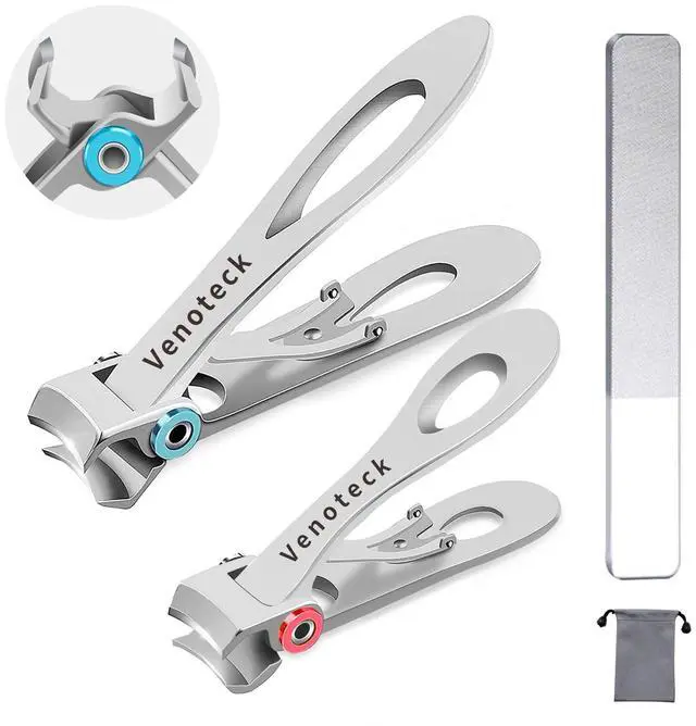 Main image of Nail Clippers Set,Fingernail Toenail Clippers for Thick Nails,Nail Clipper for Adult Men Women Seniors