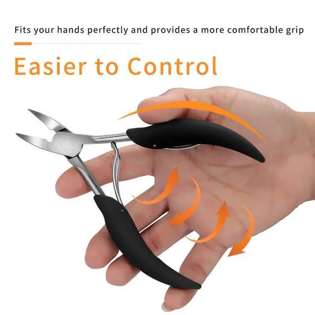 Alt view image 3 of 6 - Toenail Clipper is for Thick and ingrown toenails. Its Long-Handled Stainless Steel Scissors and Files Meet The Trimming Needs of Adults and The Elderly with Thick toenails.
