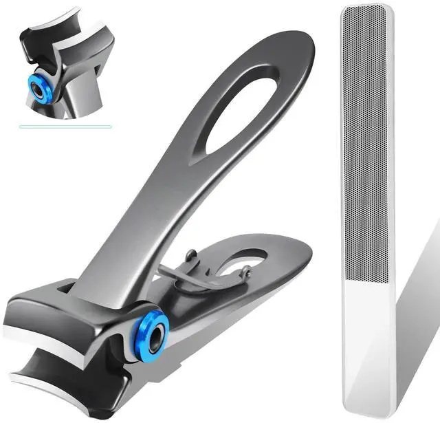 Main image of Extra Large Long Handle Toenail Clippers - 17mm Wide Jaw Opening Heavy Duty for Thick Toenails, Seniors, Men, Adults