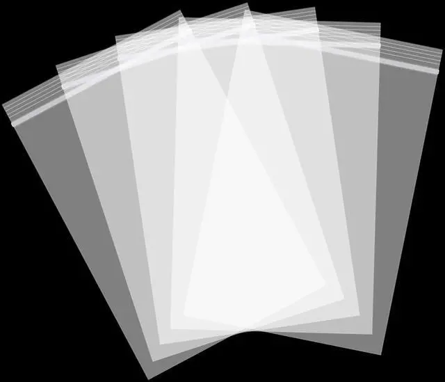 Main image of 200Pcs 4x6 inch Clear Plastic Zip Bags, 2 Mil Thick