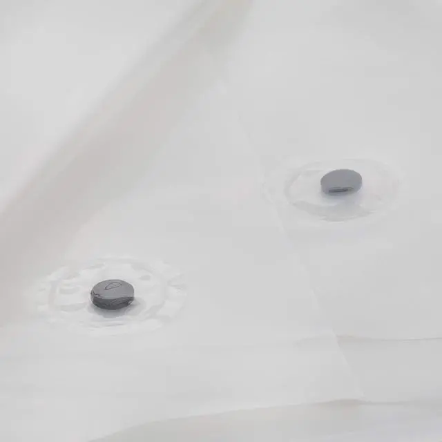 Alt view image 5 of 6 - Clear 4G Shower Curtain Liner PEVA Waterproof Vinyl 72 x 72 Inch Standard Shower Liner - Dorm Room Essentials