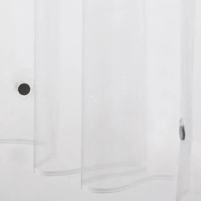 Alt view image 3 of 7 - PEVA 4G Shower Curtain Liner (Pack of 2),Bathroom Liner,72 Inch by 72 Inch - Clear