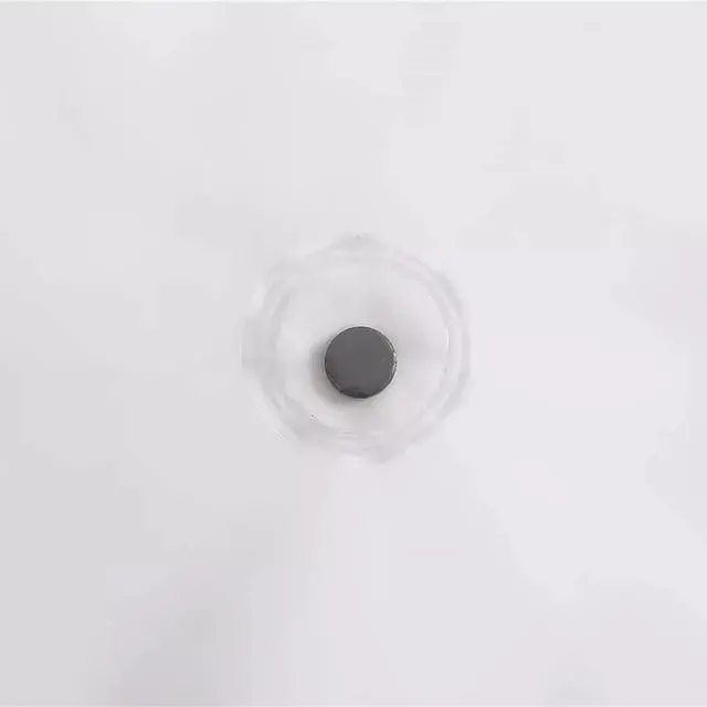 Alt view image 5 of 7 - White Extra Wide Shower Curtain Liner 72 x 84 inch Plastic Shower Liner Washable Inside Shower Curtain Liner PEVA Shower Curtains for Bathroom with Magnets and Rustproof Metal Grommet Holes