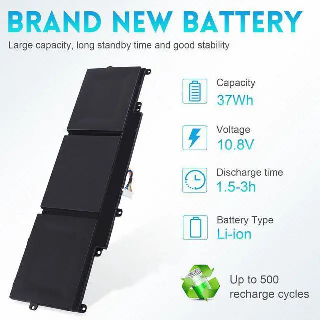 Alt view image 2 of 5 - 10.8V Battery for HP Chromebook 11-2101nf 11-2100nd 11-2100nr 11-2110nr N2830 N2840