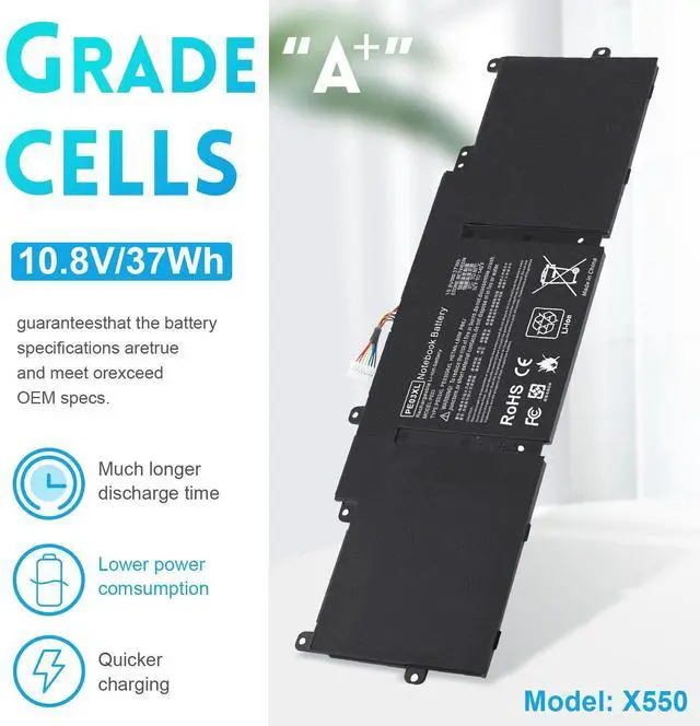 Alt view image 4 of 5 - 10.8V Battery for HP Chromebook 11-2101nf 11-2100nd 11-2100nr 11-2110nr N2830 N2840