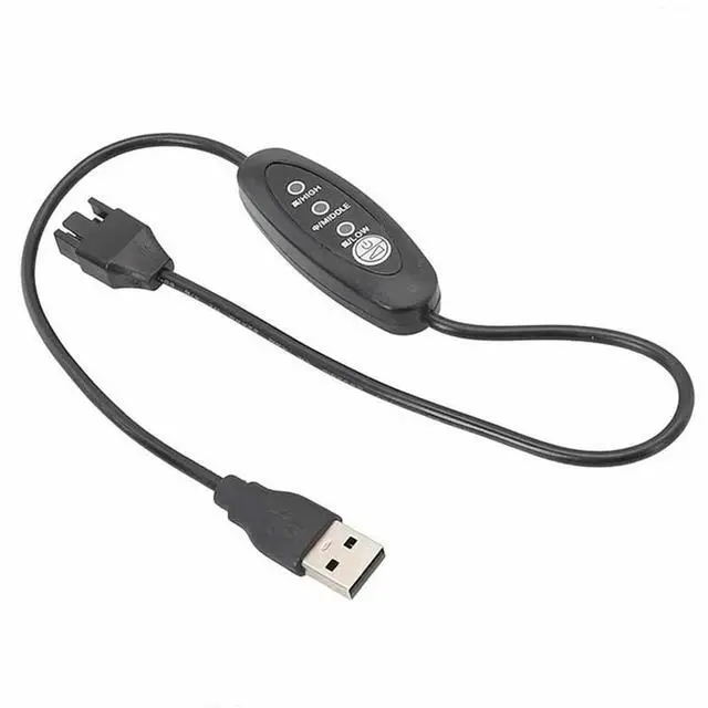 Main image of USB 5V To 12V Boost Fan Cable Adjustable USB To 4 Pin Fan Cable 3 Gears Adjustable Speeds USB To 12V Chassis Fan Cable