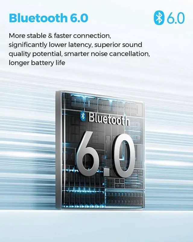 Alt view image 5 of 7 - Deuninker C30 Hybrid ANC Earbuds with LDAC Hi-Res Audio, 52H Playtime -52dB Adaptive Noise Cancelling Wireless Earbuds, 6-Mic Clear Call, 12mm Driver, Bluetooth 6.0, Multi-Point, IP54 for Work/Travel
