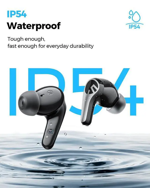 Alt view image 7 of 7 - Deuninker C30 Hybrid ANC Earbuds with LDAC Hi-Res Audio, 52H Playtime -52dB Adaptive Noise Cancelling Wireless Earbuds, 6-Mic Clear Call, 12mm Driver, Bluetooth 6.0, Multi-Point, IP54 for Work/Travel