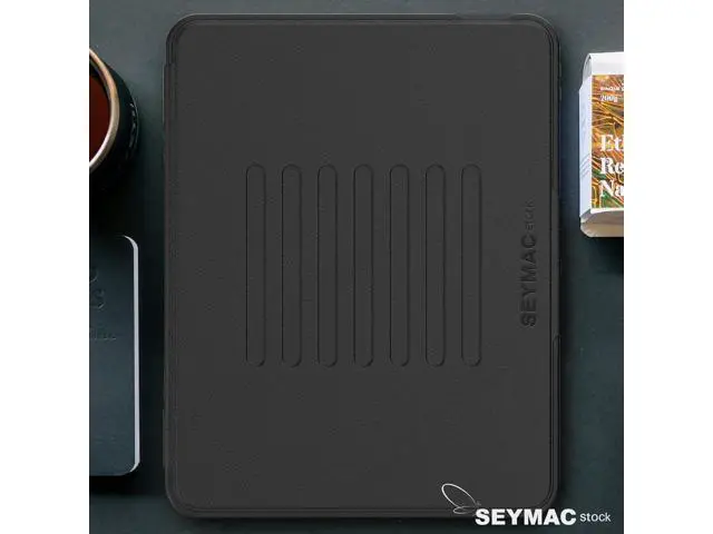 Alt view image 5 of 7 - Deuninker Case for iPad Pro 11 inch (M4) 2024, Auto Sleep/Wake Case with Magnetic Multi-Angles Stand, Card Slot, Black