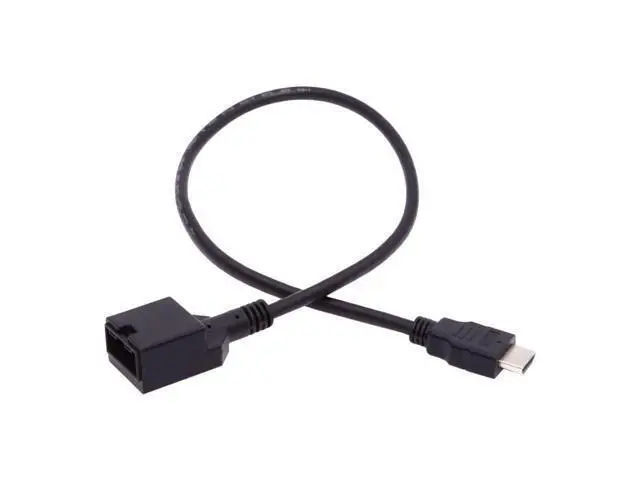 Alt view image 7 of 7 - Deuninker HDMI 1.4 Type A to Type-E Socket Video Audio 4K Cable for Automotive Connection System Grade Connector 0.5M