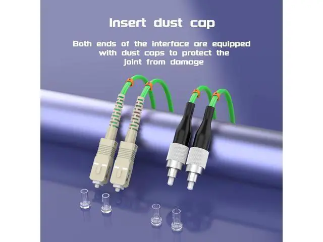 Alt view image 6 of 7 - Deuninker om5 sc to fc Fiber Patch Cable 10Meters/32ft 40Gb/100GB/giga-bit multimode Duplex Jumper UPC MMF 50/125?m LSZH Fiber Optic Cord