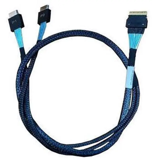 Main image of Deuninker SlimSAS 8X to 2*oCuLink 4X,SFF-8654 74pin to 2*SFF-8611 36pin Cable 80cm(Broadcom MPN 05-60001-00CBL-SAST-1154-85)