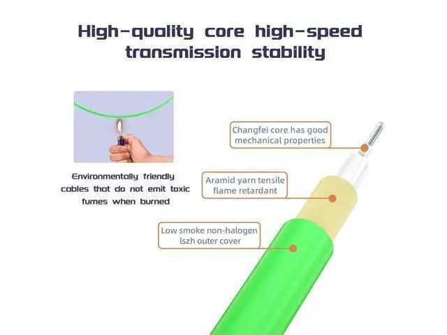 Alt view image 3 of 7 - Deuninker 10Meters/32ft OM5 SC to SC Fiber Patch Cable 40Gb/100GBgiga-bit Multimode Jumper Duplex 50/125?m UPC MMF LSZH Fiber Optic Cords