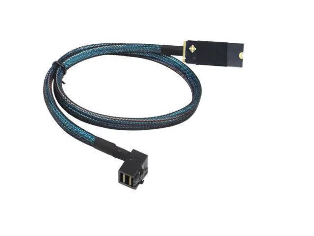 Alt view image 4 of 6 - Deuninker Compatible with M.2 (M-Key) to SFF-8643 SAS HD 90-Degree Cable, 12G High-Speed Server Harness, 30AWG Copper, Plug & Play (0.5M/19.68in)