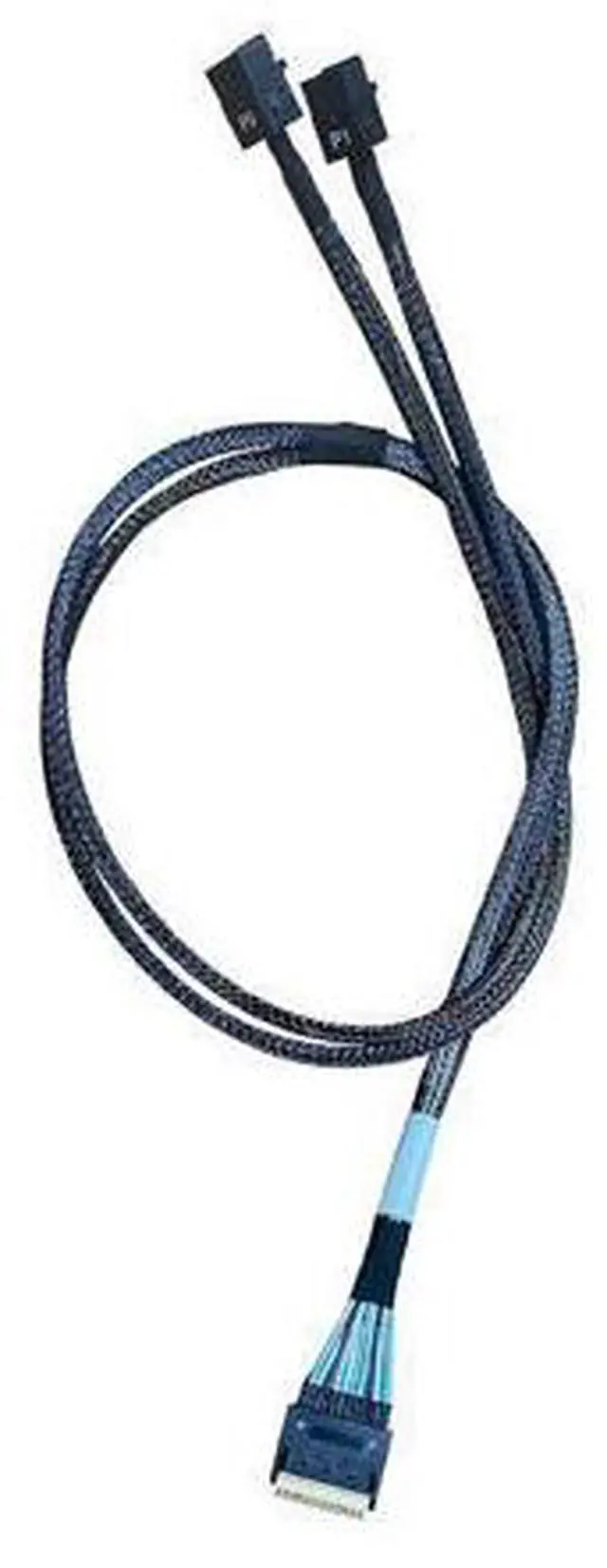 Main image of Deuninker SlimSAS 8X to 2*MiniSAS HD 4X,SFF-8654 74Pin to 2*SFF-8643 36Pin Cable 80cm(Broadcom MPN 05-60003-00)
