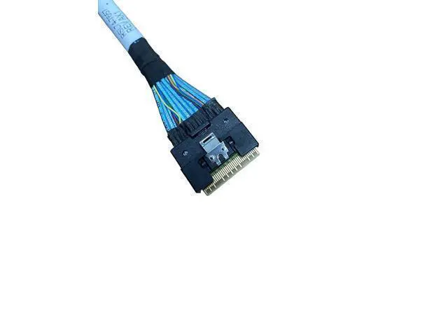 Alt view image 3 of 5 - Deuninker SlimSAS 8X to 2*MiniSAS HD 4X,SFF-8654 74Pin to 2*SFF-8643 36Pin Cable 80cm(Broadcom MPN 05-60003-00)
