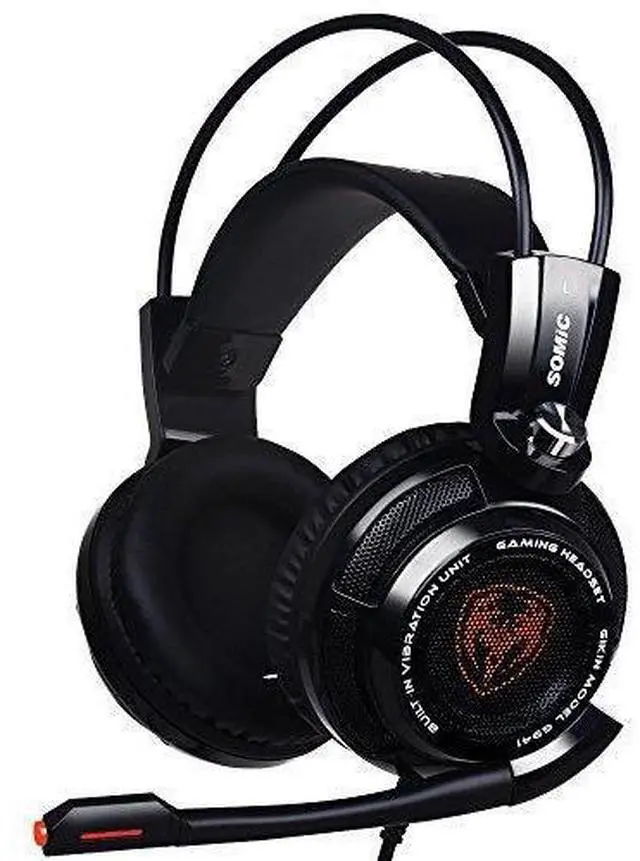 Main image of SOMIC G941 Gaming Headset,7.1 Virtual Surround Sound USB Lightweight Over Ear Headphone with Mic,Volume Control,LED Light