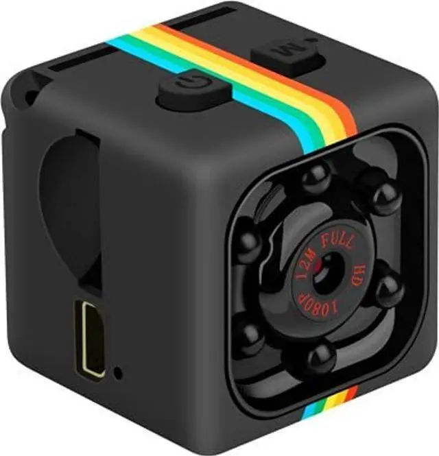 Alt view image 6 of 10 - Mini Camera Nanny Cam Baby Camera Dashboard Cam Doorbell Cam 720P/1080P Cop Cam - SQ11 HD Camera Small Infrared Camera Night Vision No WiFi Needed Pocket Camera Bike Cam Tiny Helmet Cam