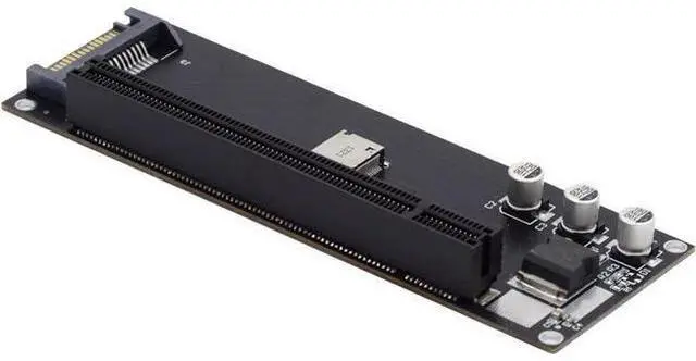 Main image of Deuninker Oculink SFF-8612 SFF-8611 to PCIE PCI-Express 16x 4X Adapter with SATA Power Port for Mainboard Graphics Card