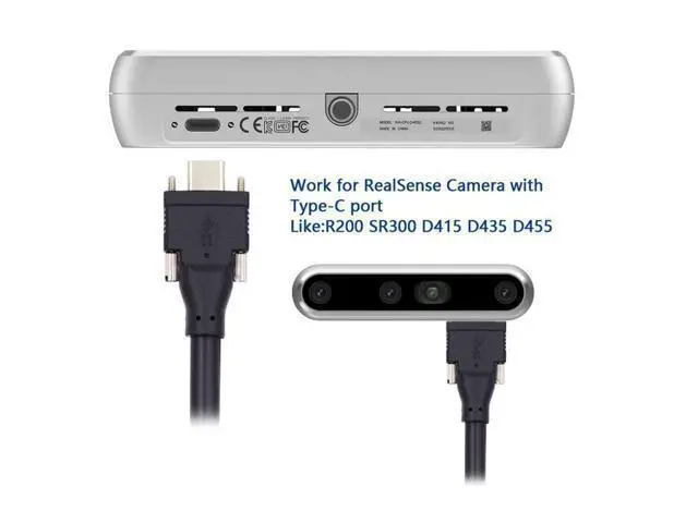 Alt view image 5 of 7 - Deuninker USB 3.0 to USB C Dual Locking Connector Data Cable with Repeater Chipset for Industrial Camera 8.0M